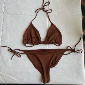 Brown bikini